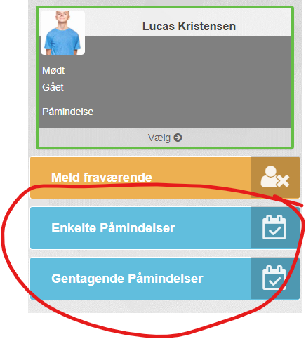 EasyKom - Påmindelser