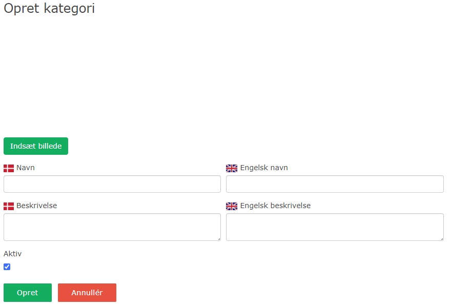 NetværksApp - Booking - Kategorier 3