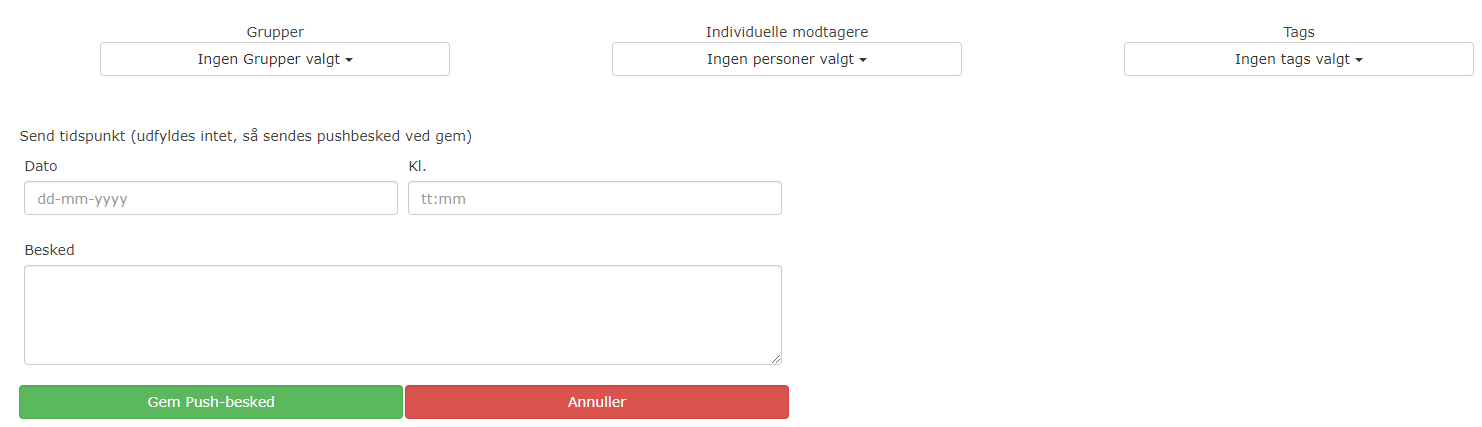 NetværksApp - Push meddelelse3