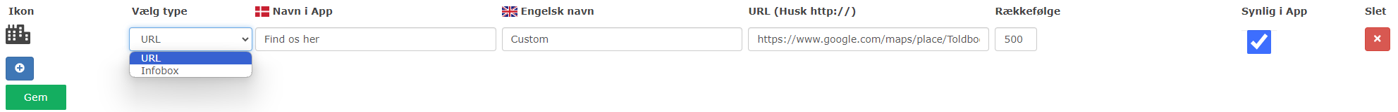 NetværksApp - opret ny genvej