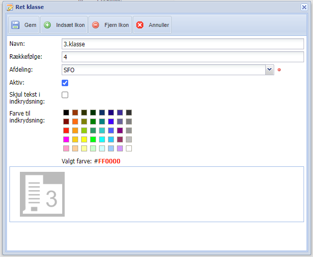 EasyKom opret klasser