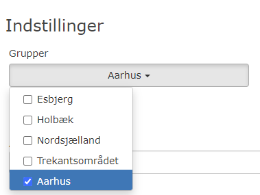 NetværksApp - tilføj til gruppe