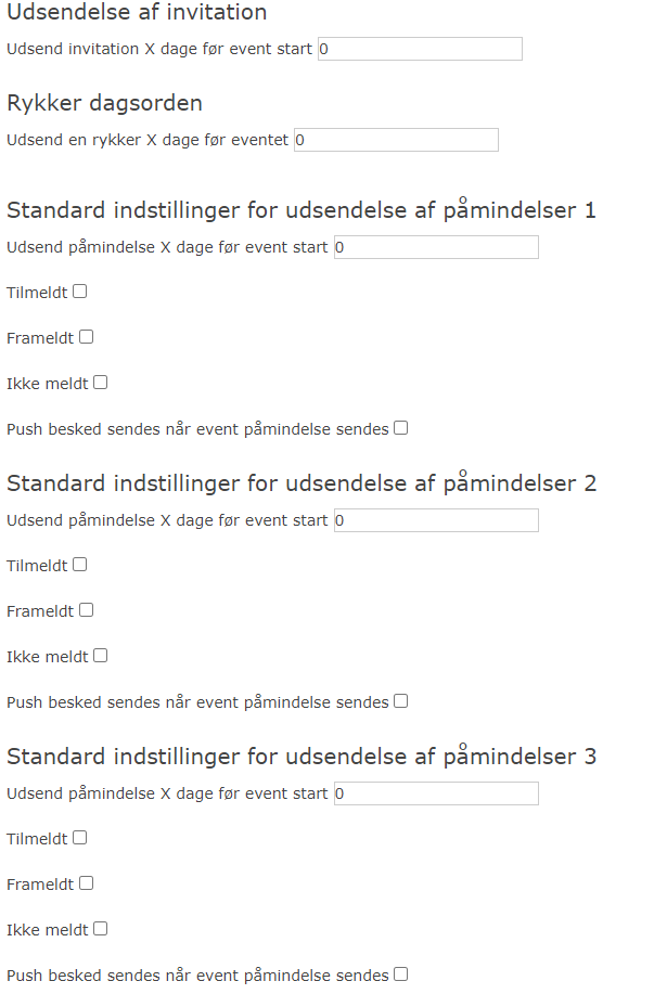 NetværksaApp påmindelser