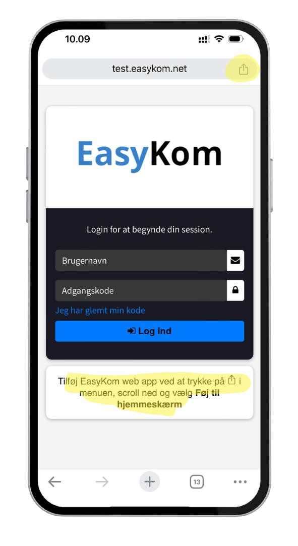 Easykom login