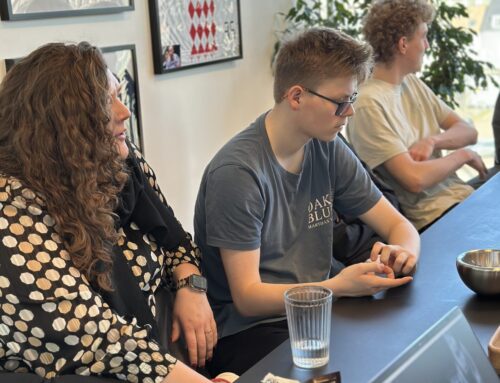 Besøg fra Egtved Skole